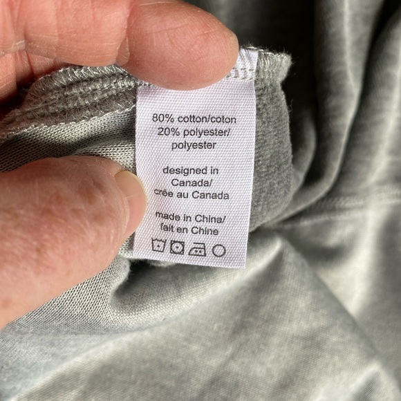 NEON BUDDHA Good Cheer Shirt Cotton/Poly Velour Size Medium/Large Grey Pallet - Picture 3 of 16